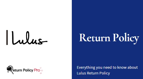 Lulus Return Policy