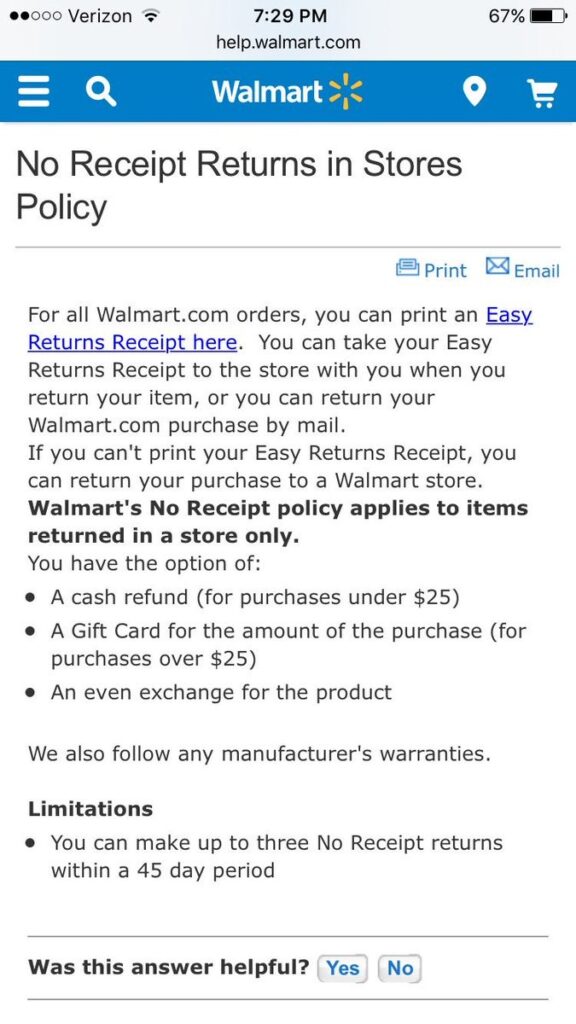 Walmart Return Policy Explained