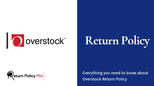 Overstock Return Policy