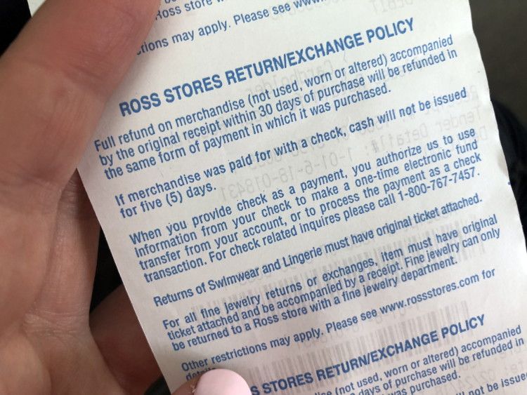 Ross Return Policy Here's Why Ross Returns are Important Bare Foots