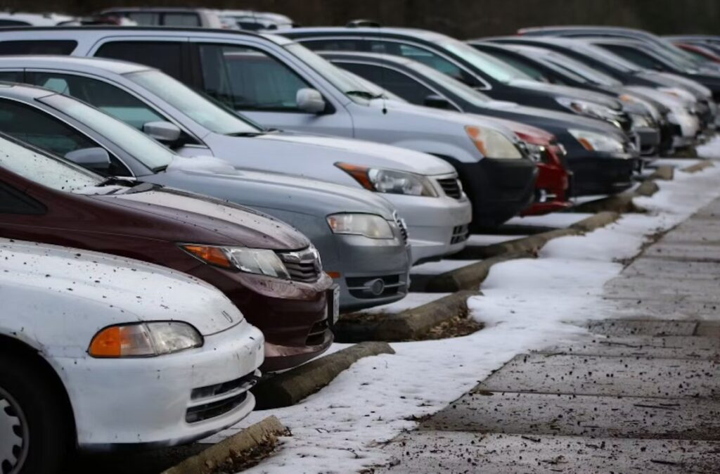 parking lot for employees